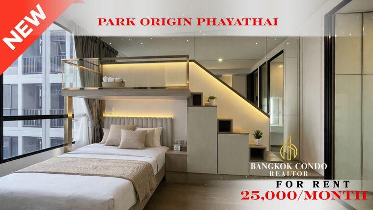 รูป 🍀🍀 Fully furnished💝 ให้เช่า📌 พาร์ค ออริจิ้น พญาไท (Line: @rent2022)BTS พญาไท พร้อมเข้าอยู่ 🔖A10924 - รูปที่ 1/13