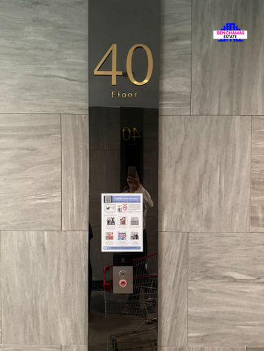 picture ✅ 40th-floor condo with open panoramic view, north-facing rare unit in the project ✅ Whizdom Essence Sukhumvit 101 @ True Digital Park - 11/13