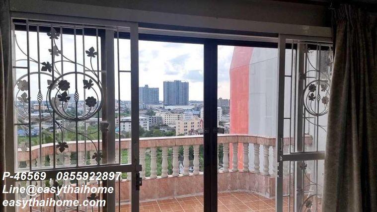รูป P-46569 ห้องกว้าง 64 ตร.ม.! สายลมคอนโดเทล (1 นอน) เดินเพียง 300 ม. ถึง BTS สำโรง [12,000] | จ.สมุทรปราการ | Line Id @easythaihome | 085-592-2897 - รูปที่ 12/31