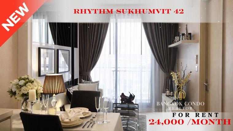 รูป 🍀🍀 Cozy room🍀 ให้เช่า📌 ริทึ่ม สุขุมวิท 42(Line: @rent2022)BTS เอกมัยพร้อมเข้าอยู่ 🔖A10768 - รูปที่ 1/11