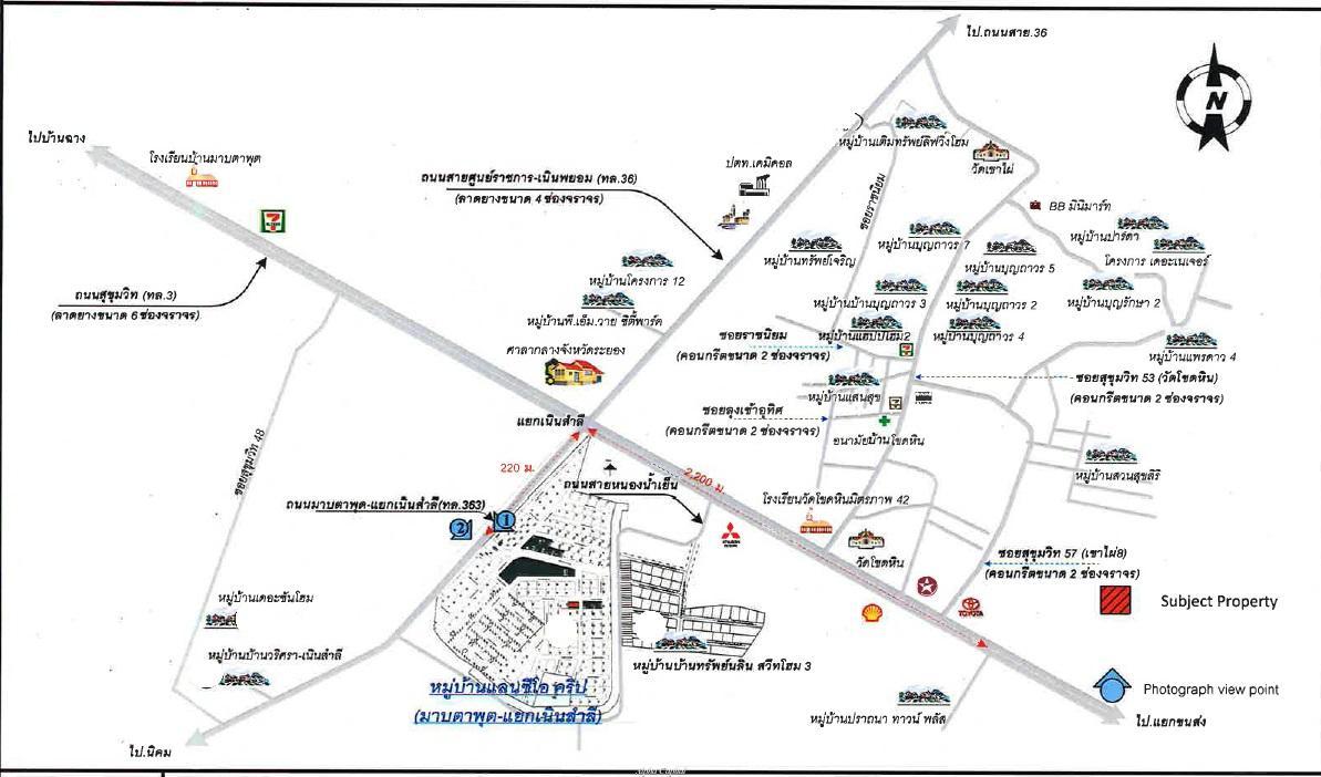 รูป บ้านเดี่ยว 1 ชั้น หมู่บ้านแลนซีโอ ครีป ถนนมาบตาพุด-เนินสำลี(ทล.363) ต. เนินพระ อ.เมืองระยอง จ.ระยอง (ราคา 1,669,000 บาท ) - รูปที่ 3/21