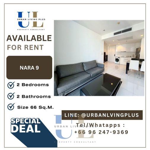 รูป ( UL2603011 ) Tel/Line 096-2479369 !! ให้เช่า นาราไนท์ 2 ห้องนอน 2 ห้องน้ำ ขนาด 66 ตร.ม. ห้องสวย ทิศใต้ ชั้นสูง !!! 🔥🔥🔥 - รูปที่ 1/8