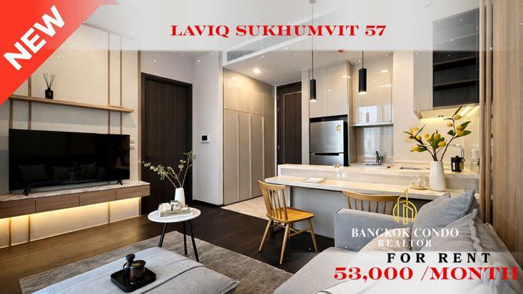 รูป 🍀🍀 Beautiful Room🌸 ให้เช่า📌 ลาวีค สุขุมวิท 57 (Line:@rent2022)BTS ทองหล่อ✨พร้อมเข้าอยู่ ✨ A10952 - รูปที่ 1/6