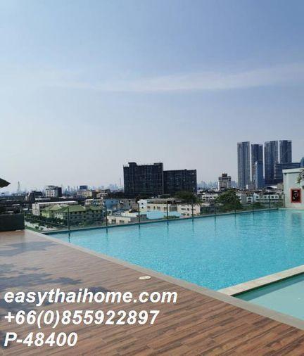 รูป P-48400 วิวเมืองสวย! 15,000 บ.! เดอะ สกาย สุขุมวิท ใกล้ BTS อุดมสุข | Line Id: @easythaihome | 085-592-2897 - รูปที่ 6/8