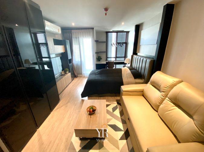 picture For rent Rhythm Ekkamai, good price, beautifully decorated room. Fully furnished, 1 bedroom, 1 bathroom, ready to move in! - 1/5