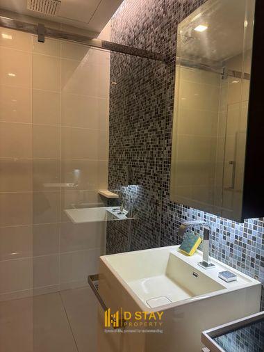picture For rent at 333 Riverside, a very beautiful, brand-new room on a high floor with a Chao Phraya River view. Code: DS2576 | Line: @Dstay - 8/9