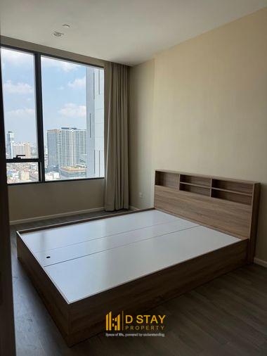 picture For rent at 333 Riverside, a very beautiful, brand-new room on a high floor with a Chao Phraya River view. Code: DS2576 | Line: @Dstay - 2/9