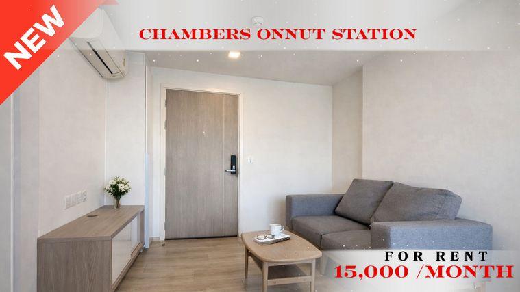 รูป 🍀🍀 Hot Deal🔥 ให้เช่า📌 แชมเบอร์ส อ่อนนุช สเตชั่น (Line:@rent2022)BTS อ่อนนุช ✨พร้อมเข้าอยู่  ✨ A10907  - รูปที่ 1/12