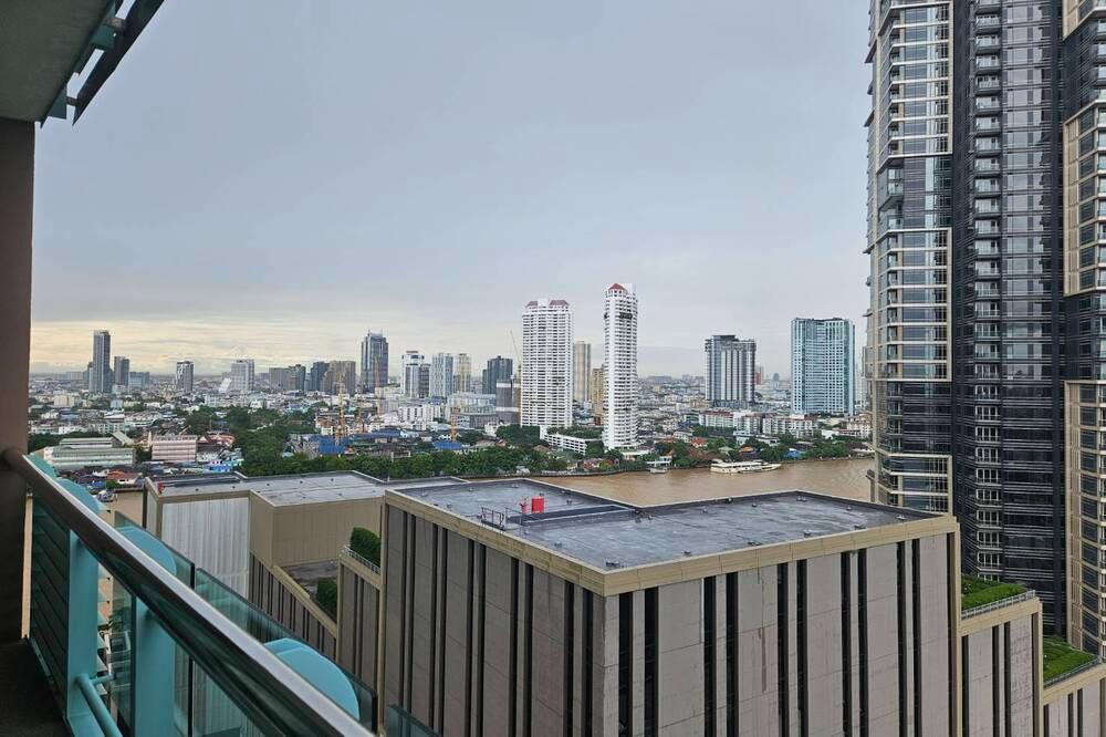 picture  For Rent ! Chatrium Riverside Condominium, 2 bedroom, 3 bathroom, river view, high floor, Wide balcony ! Code C20260300038 furnished, ready to move in - 6/6