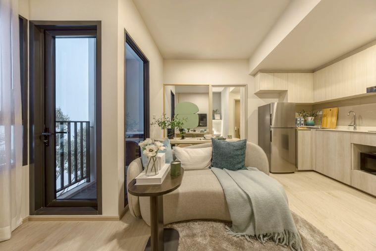 picture A 69-021 COBE RATCHADA – RAMA 9 Condo. Beautiful, new unit, near MRT Cultural Center Station ✨ - 4/13