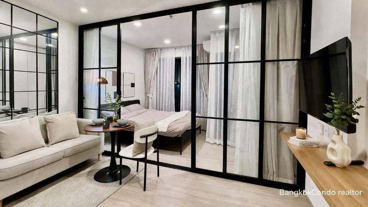 picture 🍀🍀 Modern Room 💙 📌 For Rent: Aspire Sukhumvit Rama 4 🚆 Near BTS Phra Khanong (Line: @rent2022 )✨ Ready to move in ✨  Property Code: A10902  - 3/11
