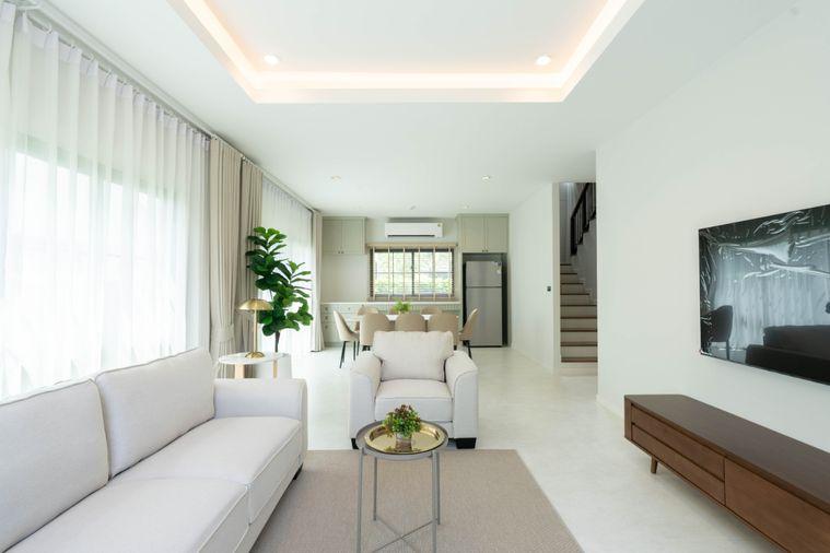 รูป ให้เช่า Setthasiri Bangna KM.10 รูปแบบ LAWRENCE บ้านหลังใหญ่ สวยมาก น่าอยู่ พื้นที่เยอะ ตกแต่งเฟอร์ครบ DS2607 | Line @Dstay - รูปที่ 3/11