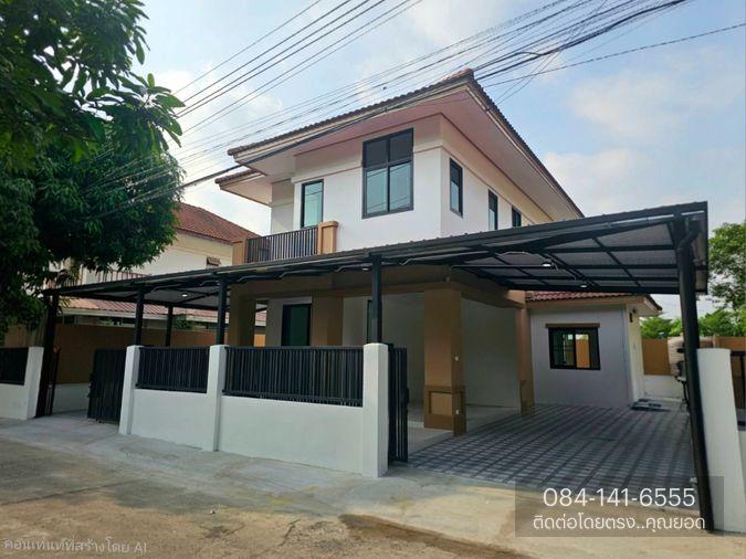 รูป บ้านเดี่ยว 2 ชั้น หมู่บ้านฟ้ากรีนพาร์ค2 เฟส2 แยกจากซอยกำนัน-ใหญ่บ้าน ถนนลำลูกกา11(เสามาฟ้าคราม) อำเภลำลูกกา จังหวัดปทุมธานี (ราคา 3,990,000 บาท ) - รูปที่ 3/14