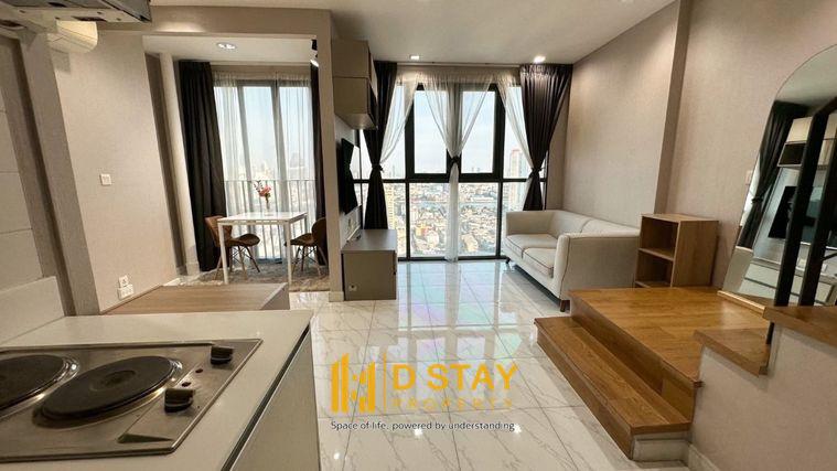 รูป Best Price 🔥 ให้เช่า Ideo Mobi Sathorn Duplex ห้องสวยมาก ตกแต่งแบบลัคชูมาก น่าอยู่สุดๆ | Code DS2299 Line : @Dstay - รูปที่ 3/14