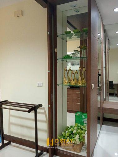 รูป ให้เช่า The Address Siam ห้องสวย ตกแต่งพร้อมอยู่ ชั้นสูง วิวเมือง DS2625 | Line @Dstay - รูปที่ 3/12
