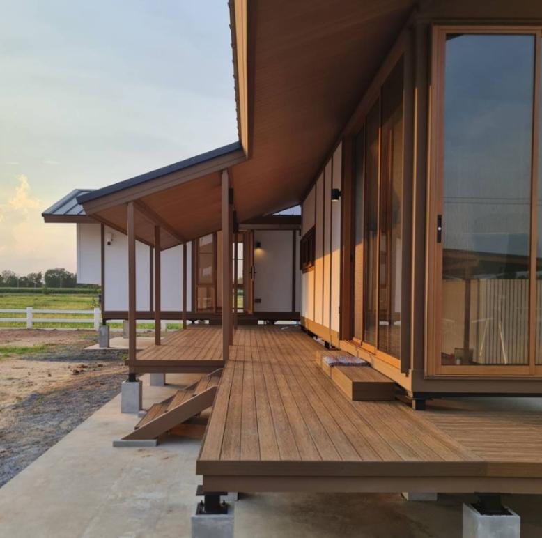 รูป ขายบ้านสำเร็จรูป บ้านโมดูลาร์  1 ห้องนอน 2ห้องน้ำ ระเบียง  รับสร้างทั่วประเทศ - รูปที่ 6/17