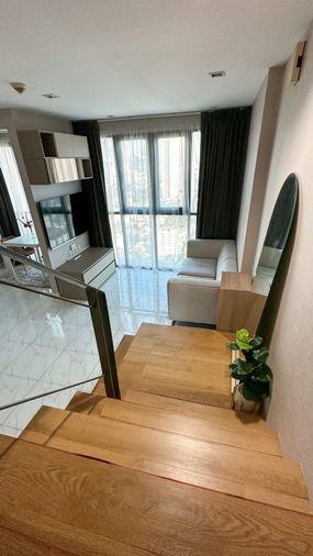 รูป Best Price 🔥 ให้เช่า Ideo Mobi Sathorn Duplex ห้องสวยมาก ตกแต่งแบบลัคชูมาก น่าอยู่สุดๆ  | Code DS2299 Line : @Dstay - รูปที่ 12/14
