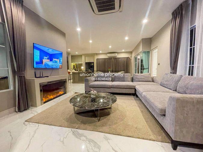 รูป ขายบ้านหรู หมู่บ้าน นันทวัน รามอินทรา–พหลโยธิน 50 บ้านหลังมุม พร้อมอยู่ (N.2040) - รูปที่ 3/10
