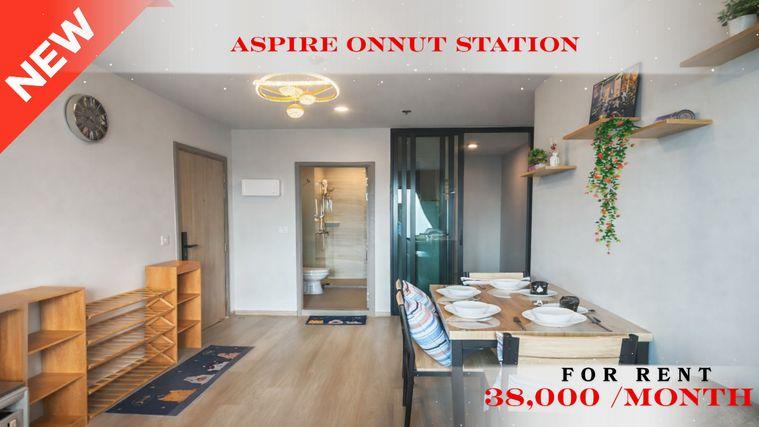 รูป 🍀🍀 Prime Condo location🚆ให้เช่า📌 แอสปาย อ่อนนุช สเตชั่น (Line:@rent2022)BTS อ่อนนุช✨พร้อมเข้าอยู่  ✨ A10007 - รูปที่ 1/12
