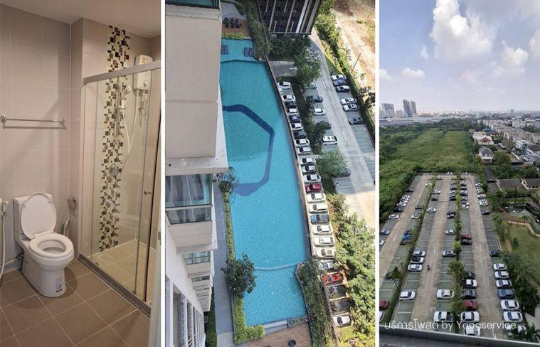 picture Call : 095-575-7273 Condo Supalai Veranda Rama 9 Corner unit 38.37 sqm 1 Bed 15 floor, North facing, Building B - 7/14