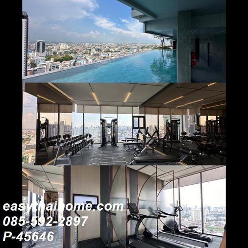 รูป [ให้เช่าด่วน ห้องสตูดิโอ | ราคาดี P-45646] โซโห แบงค็อก รัชดา เขตห้วยขวาง 26 ตรม ชั้น 8 วิวเมืองสวย แต่งครบพร้อมอยู่ใกล้ MRT ห้วยขวาง 21,000 บาท  - รูปที่ 6/6