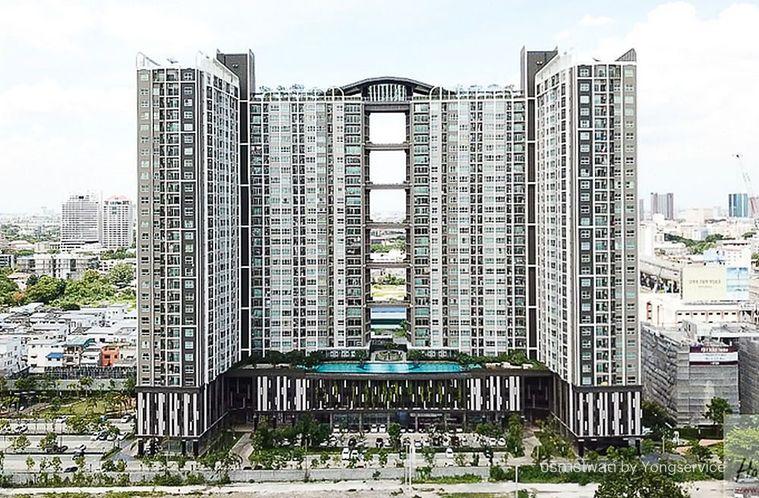 picture Call : 095-575-7273 Condo Supalai Veranda Rama 9 Corner unit 38.37 sqm 1 Bed 15 floor, North facing, Building B - 12/14