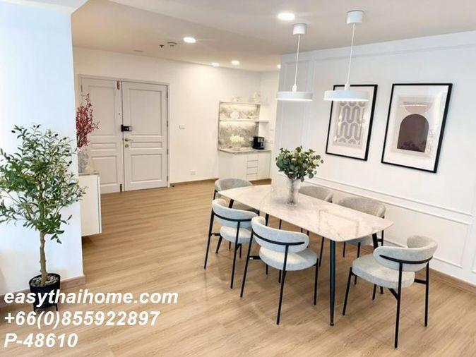 รูป P-48610 สุดหรู 3 ห้องนอน วิวเมือง คอนโด แกรนด์ หลังสวน ใกล้ BTS ชิดลม! | Line Id: @easythaihome | 085-592-289 - รูปที่ 2/20