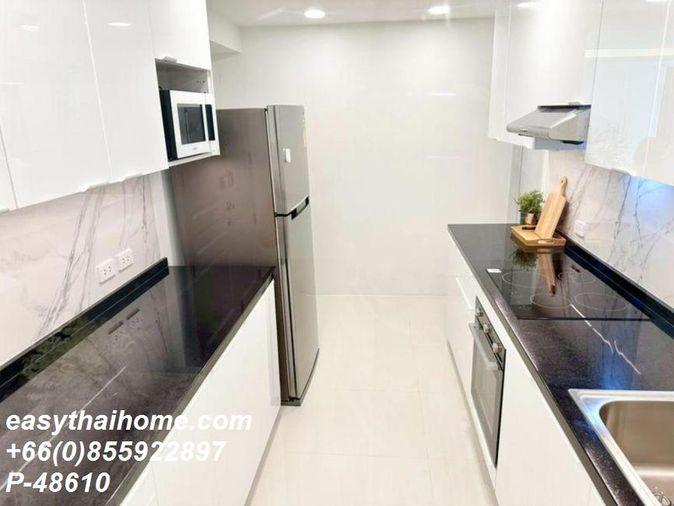 รูป P-48610 สุดหรู 3 ห้องนอน วิวเมือง คอนโด แกรนด์ หลังสวน ใกล้ BTS ชิดลม! | Line Id: @easythaihome | 085-592-289 - รูปที่ 8/20