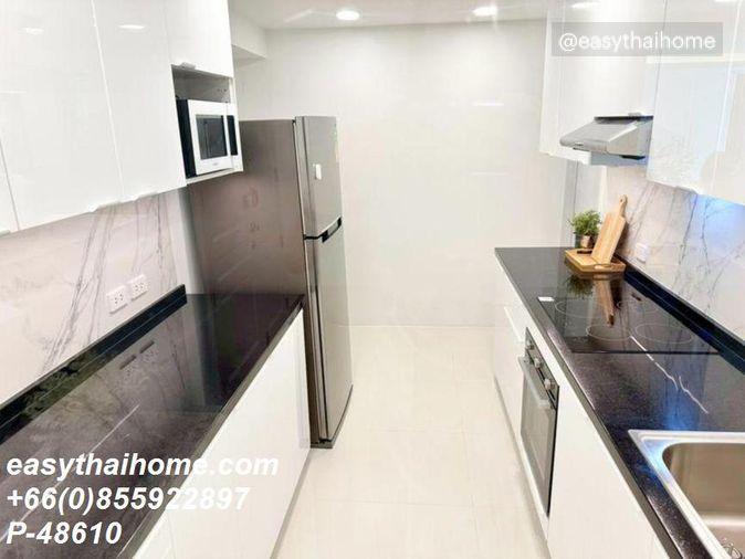 รูป P-48610 สุดหรู 3 ห้องนอน วิวเมือง คอนโด แกรนด์ หลังสวน ใกล้ BTS ชิดลม! | Line Id: @easythaihome | 085-592-289 - รูปที่ 8/20