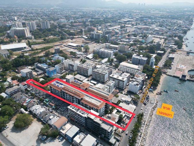 picture Beachfront land for sale in Bang Saen, prime location, with existing structures. - 2/5
