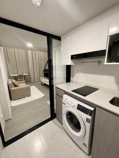 picture 🔥 For rent Origin Plug & Play Ramkhamhaeng Triple Station duplex style nice room city view ready to move in DS2655 | Line @Dstay - 3/5