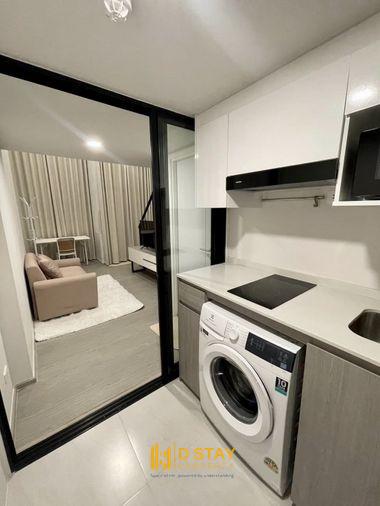 picture 🔥 For rent Origin Plug & Play Ramkhamhaeng Triple Station duplex style nice room city view ready to move in DS2655 | Line @Dstay - 3/5