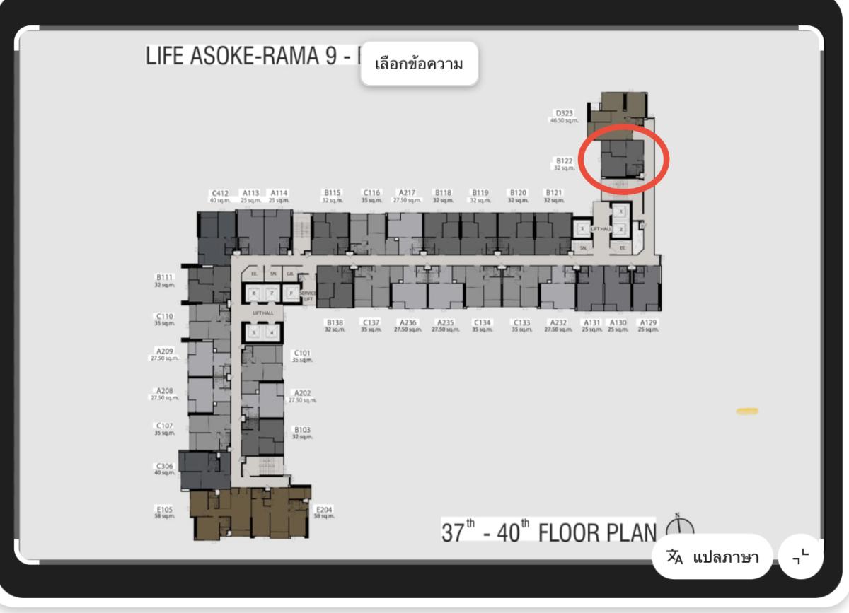 picture ✨Condo for Rent : Life Asoke-Rama 9 (AP-02) ( line : @condo91 ) - 9/9