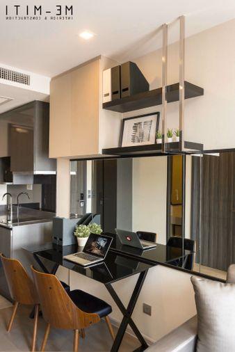 picture G7857💛中国客户，请加微信。(在联系方式的旁边)For rent Ashton Asoke - Rama 9 Line ❤️💜@condopremium💜❤️Ready to move in ⬛🟨 📞 065 695 3645🟨⬛ - 4/7
