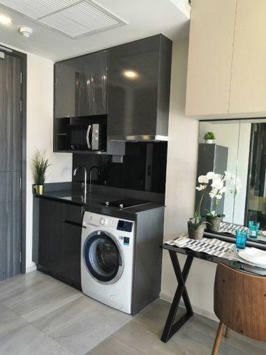 picture G7857💛中国客户，请加微信。(在联系方式的旁边)For rent Ashton Asoke - Rama 9 Line ❤️💜@condopremium💜❤️Ready to move in ⬛🟨 📞 065 695 3645🟨⬛ - 5/7