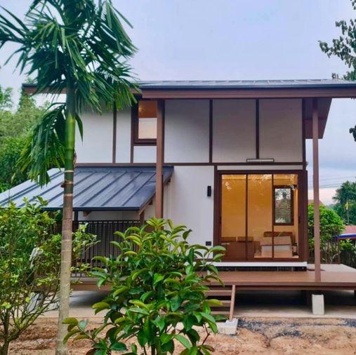 picture Prefabricated modular homes for sale. Loft style, balcony, and includes a pet house. Construction services available nationwide. - 1/15