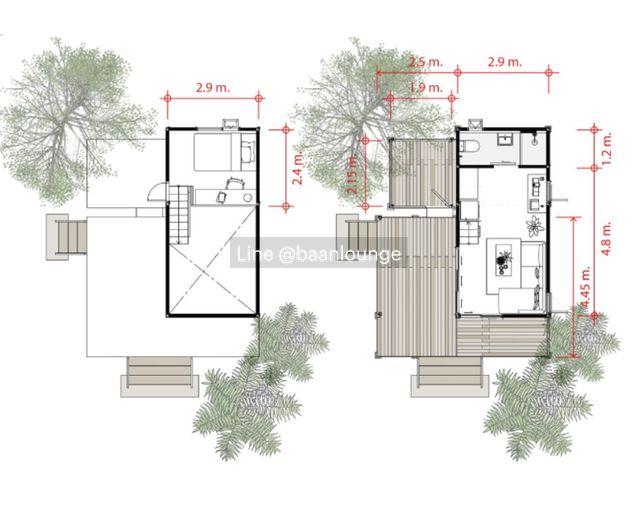 picture Prefabricated modular homes for sale. Loft style, balcony, and includes a pet house. Construction services available nationwide. - 15/15