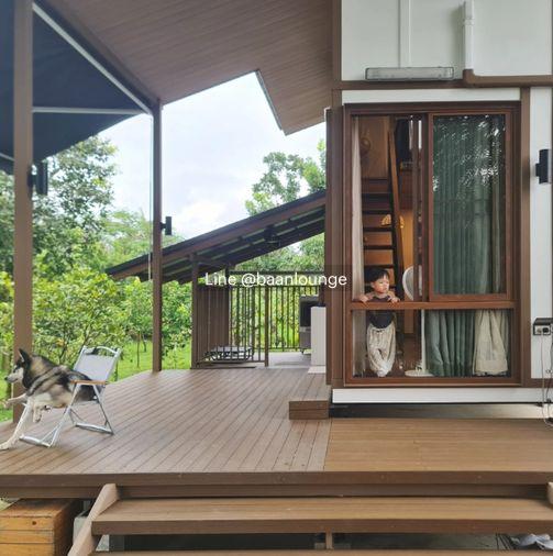 picture Prefabricated modular homes for sale. Loft style, balcony, and includes a pet house. Construction services available nationwide. - 6/15