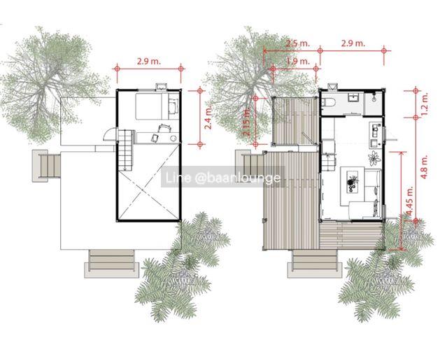 picture Prefabricated modular homes for sale. Loft style, balcony, and includes a pet house. Construction services available nationwide. - 15/15