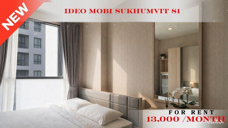 รูป 🍀🍀🍀 Fully furnished💝 ให้เช่า📌 ไอดีโอ โมบิ สุขุมวิท81 (Line:@rent2022)BTS อ่อนนุช ✨พร้อมเข้าอยู่🌼A02541 - รูปที่ 1/9