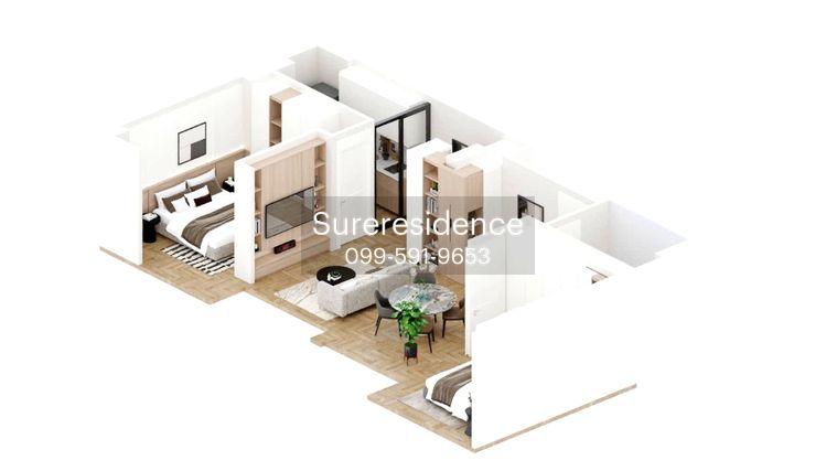 picture 9682, 2 Br. condo for sale at Garden Place Ratchada - 6/6