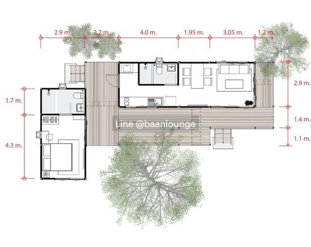 picture Prefabricated house for sale. Modular homes type 1 bedroom, 2 bathrooms, balcony.Construction services available nationwide. - 17/17