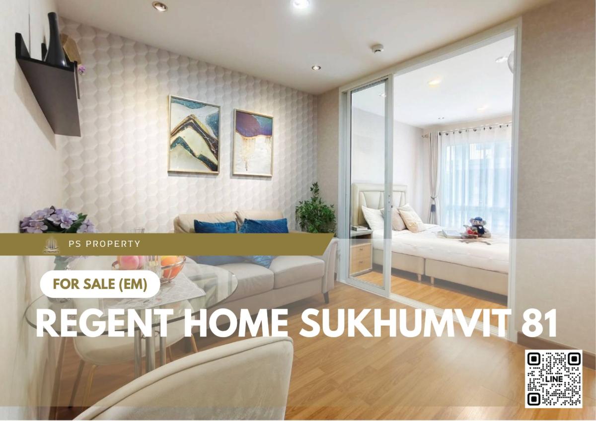 รูป ขายด่วน 📍 Regent Home Sukhumvit 81 📍 เฟอร์นิเจอร์ และ เครื่องใช้ไฟฟ้าครบ ใกล้ BTS อ่อนนุช - รูปที่ 1/18