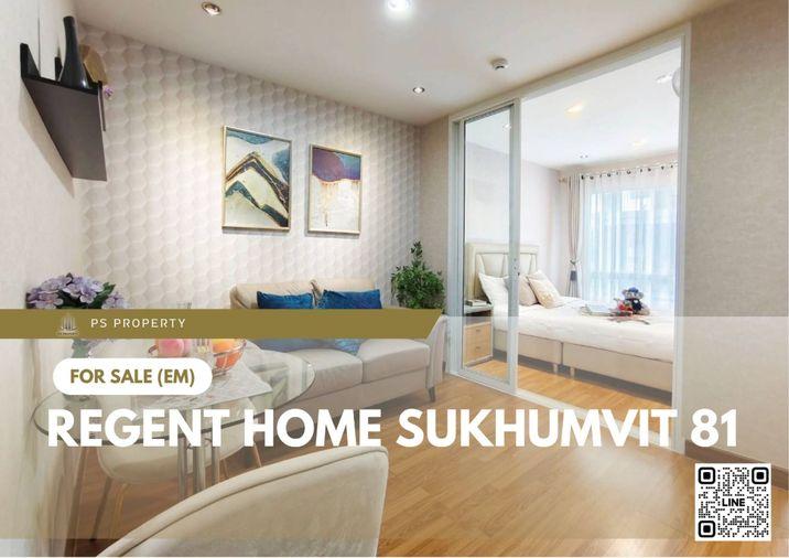 รูป ขายด่วน 📍 Regent Home Sukhumvit 81 📍 เฟอร์นิเจอร์ และ เครื่องใช้ไฟฟ้าครบ ใกล้ BTS อ่อนนุช - รูปที่ 1/18