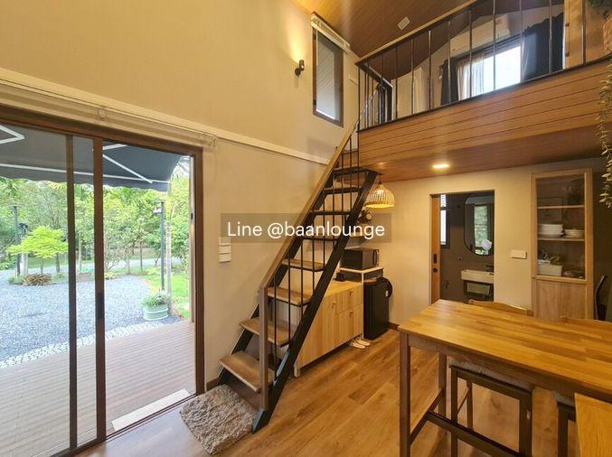 picture Prefabricated modular homes for sale. Loft style, balcony, and includes a pet house. Construction services available nationwide. - 8/15