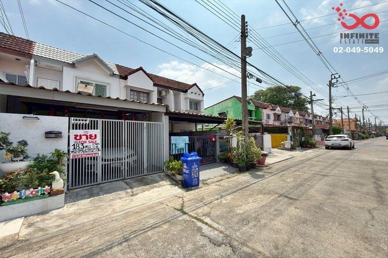 รูป ขายทาวน์เฮาส์ 18ตรว. 2ชั้น ม.เลิศอุบล พหลโยธิน 52-เทพรักษ์ 45 สะพานใหม่ ใกล้รถไฟฟ้า - รูปที่ 1/11