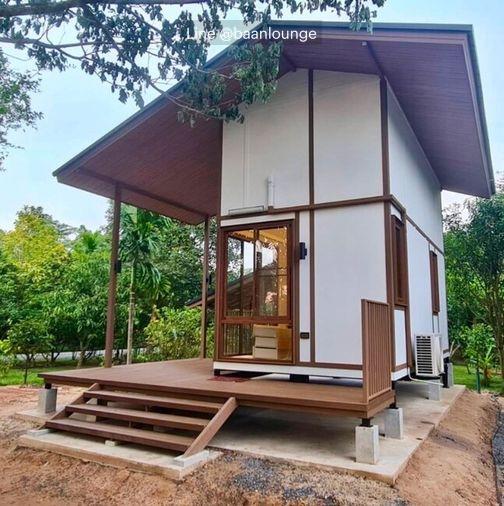 รูป ขายบ้านสำเร็จรูป บ้านโมดูลาร์ สไตล์ loft 1 ห้องนอน 1ห้องน้ำ ระเบียง และมีบ้านสำหรับสัตว์เลี้ยง รับสร้างทั่วประเทศ - รูปที่ 5/15