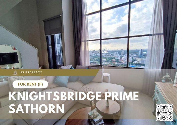 รูป ให้เช่า 📍 Knightsbridge Prime Sathorn 📍 เฟอร์นิเจอร์ และ เครื่องใช้ไฟฟ้าครบ ใกล้ BTS ช่องนนทรี - รูปที่ 1/8