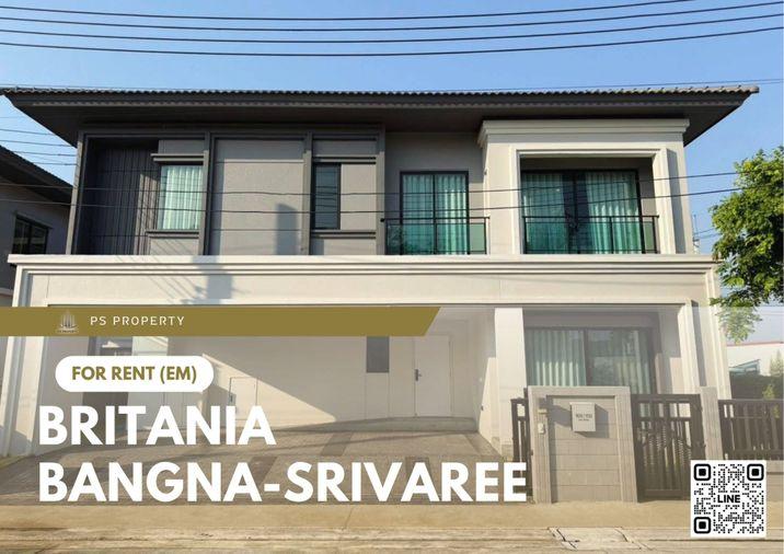 รูป บ้านเดี่ยวให้เช่า ✨ Britania Bangna-Srivaree ✨ 4 ห้องนอน 5 ห้องน้ำ บ้านเดี่ยวหลังใหญ่ แปลงมุม ติดสวน - รูปที่ 1/13