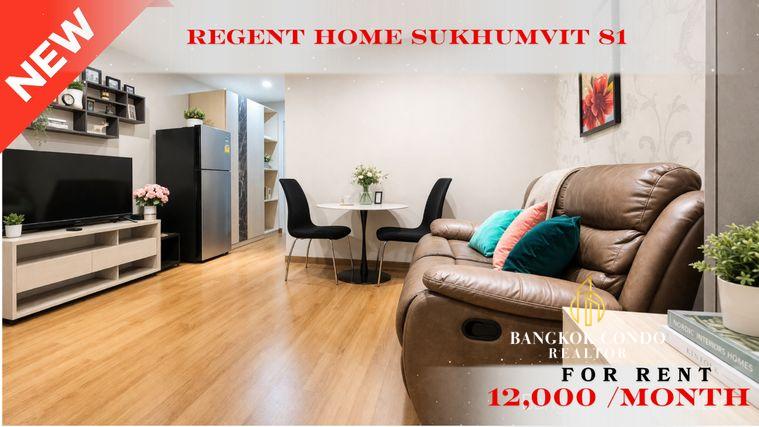 รูป 🍀🍀🍀 Fully furnished💝 ให้เช่า📌 รีเจนท์ โฮม สุขุมวิท 81(Line:@rent2022)BTS อ่อนนุช ✨พร้อมเข้าอยู่🌼A06249 - รูปที่ 1/13